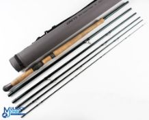 Greys GRX Salmon travel 15' 6 piece carbon fly rod, line #10/11, lined butt and stripper rings, 24.