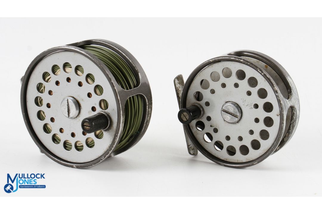 Sharpes of Aberdeen, The Golden Reels, as follows: 3.5" wide spool, alloy reel, constant check, - Image 1 of 2