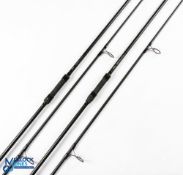 2x pair of Sonik SKS black spod 12ft 2 piece carbon rods 4.5lb test curve 50mm butt rings, screw