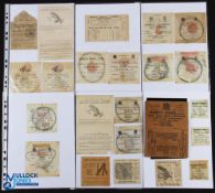 Hardy Bros Fishing Tackle: Gut, Leaders, Casts, Hooks - Packets Envelopes Booklets and adverts to