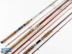 A collection of unmarked rods, as follows: 11' 6