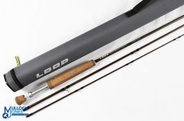 Loop Evotec 8100 MF cross weave carbon fly rod with medium/fast action 10# 3pc line 8#, double alloy
