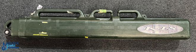 KIS extending 2 piece rod tube, with casters, locking pin, padlock and key, the ultimate travel