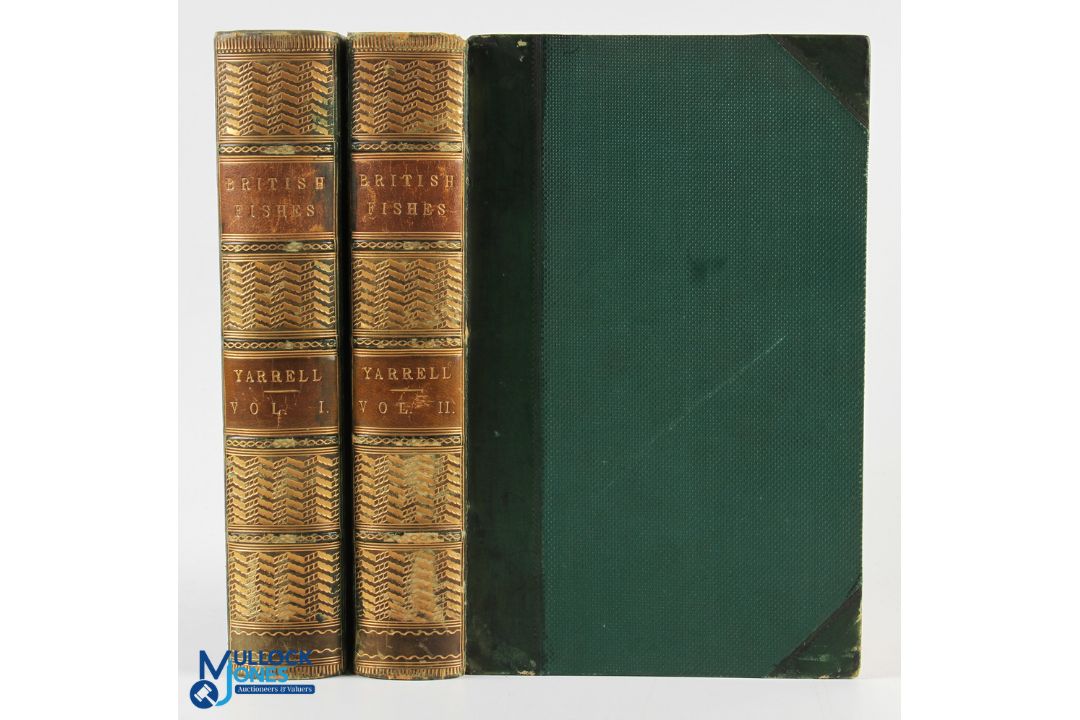 1859 3rd Edition A History of British Fishes William Yarell, edited by Sir John Richarson, in 2