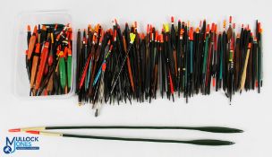 #180 Assorted Fishing Floats, to include mini floats 2 large river floats and a collection of