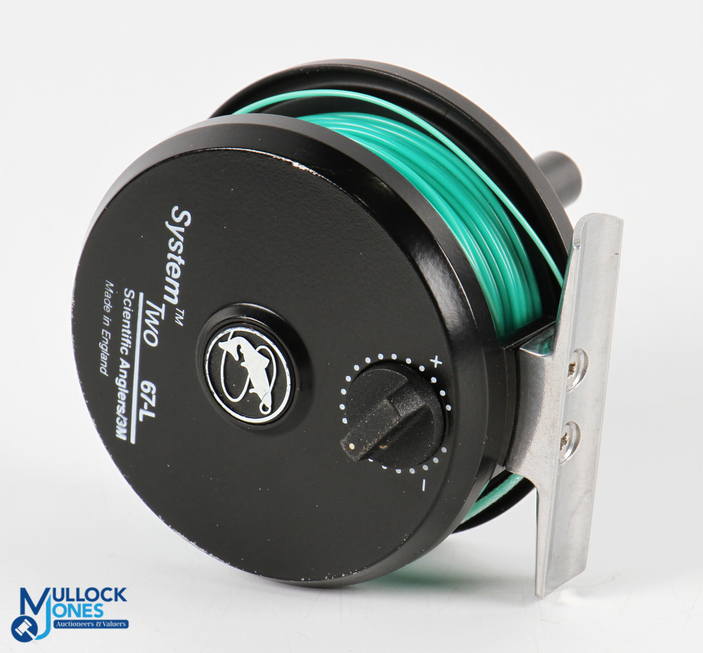 Scientific Anglers System Two 67-L alloy trout fly reel with spare spool, 3" spool, 2 screw latch, - Image 3 of 3