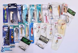 Carded Fishing Lures, Spinners, Spoons, a good selection of unused fishing baits, to include