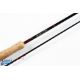 Sharpes Aberdeen Aquarex carbon 9ft 6in 2 piece carbon trout fly rod line 8# alloy uplocking reel - Image 3 of 4