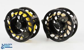 2x Orvis Mach 1B large arbor fly reels, made in England, 4