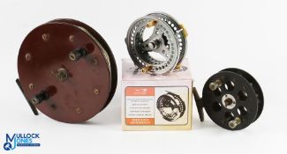 T F Gear Classic centre pin trotting reel, 4 3/8