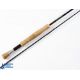 Sharpes Aberdeen Aquarex carbon 9ft 6in 2 piece carbon trout fly rod line 8# alloy uplocking reel - Image 2 of 4