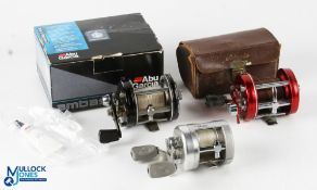 3x ABU Ambassadeur multiplier reels - featuring an SM3600C one piece aluminium frame reel in