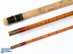 R C Chapman & Co Ware, Herts, Dennis Pye 700 D/L split cane carp/pike rod 10' 4