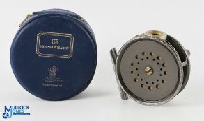 Hardy Bros, another scarce LHW Perfect alloy rout fly reel, 3 1/8