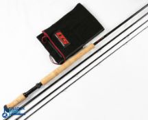 Loop, Sweden X2, 12' 4 piece carbon fly rod, line #8, lined butt ring, snake intermediates, 20