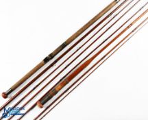 Enright & son Castle Connell 15ft 3 piece spliced greenheart rod with 2x spare tips (1x short),