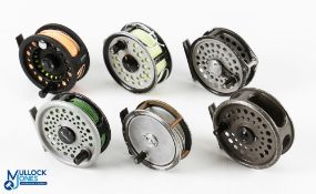 A large collection of trout fly reels - all working well, as follows: Hardy Bros Gem; Youngs