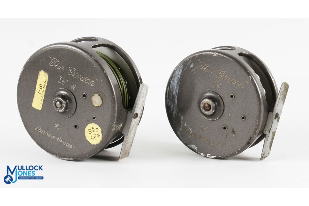 Sharpes of Aberdeen, The Golden Reels, as follows: 3.5" wide spool, alloy reel, constant check, - Image 2 of 2