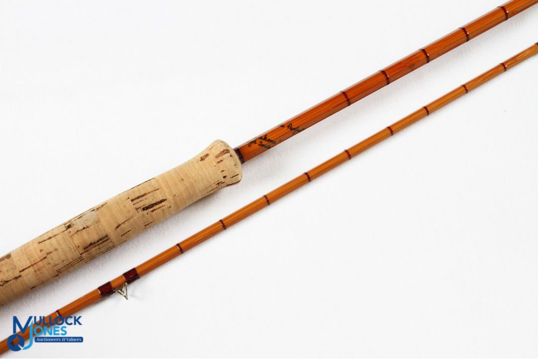 Hardy Alnwick "The Perfection" No H19392 palakona split cane trout rod 8' 2pc, alloy uplocking - Image 2 of 4