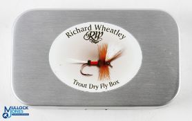 Unusual Richard Wheatley alloy fly tin - 6 ½