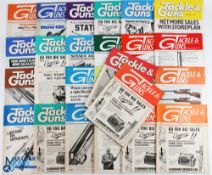 Collection of 26 Tackle & Guns trade magazines, assorted issues from 1970 thru to 1980, fully