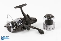 Stratos FS 10000 fixed spool spinning reel with spare spool, good bail, runs very well