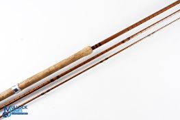 Bruce & Walker Hexagraph Walker 13' Salmon Deluxe fly rod, split cane finish carbon fibre, line rate