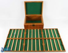 Interesting bespoke custom built light oak fly reservoir - 13