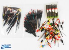 #150 Assorted Fishing Floats, by Auger Match (68) and John Dean (40) a good selection