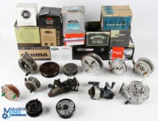 Fishing Reel Graveyard and Empty boxes, the reels are all spares, with noted reels of Abu Cardinal