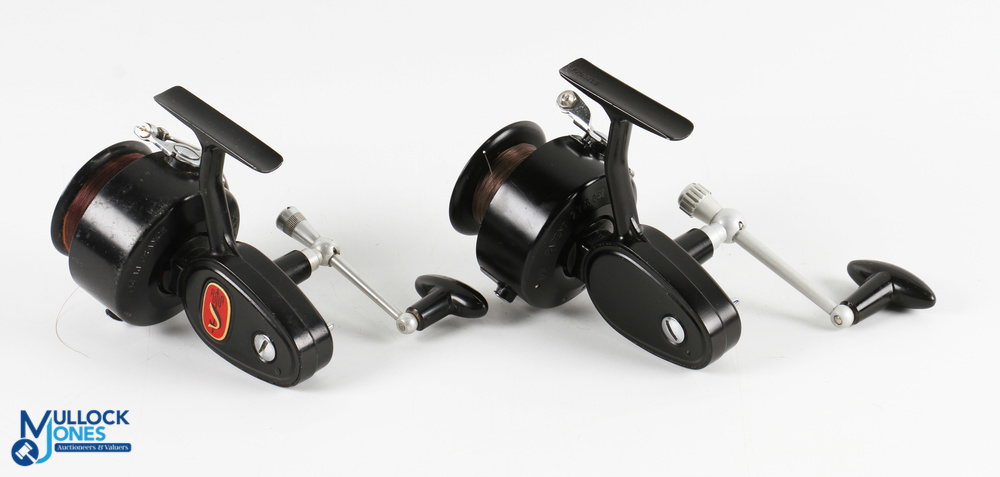 Mitchell 307 fixed spool reel with spare spool (case lid missing), RHW, good bail, 'T' handle, - Image 3 of 3