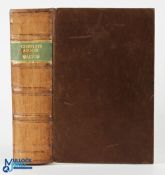 1875 The Complete Angler Izaak Walton Charles Cotton, a rebound full leather volume - Chatto &