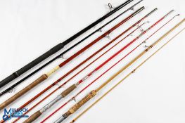 Collection of glass rods comprising: Shakespeare OMNI 1852-300 rod 3m 2pc Action M, 26