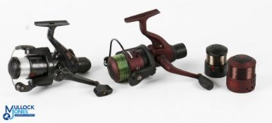 Drennan Red Range fixed spool reel with spare spool, good bail, rear tensioner, in zip case. Very