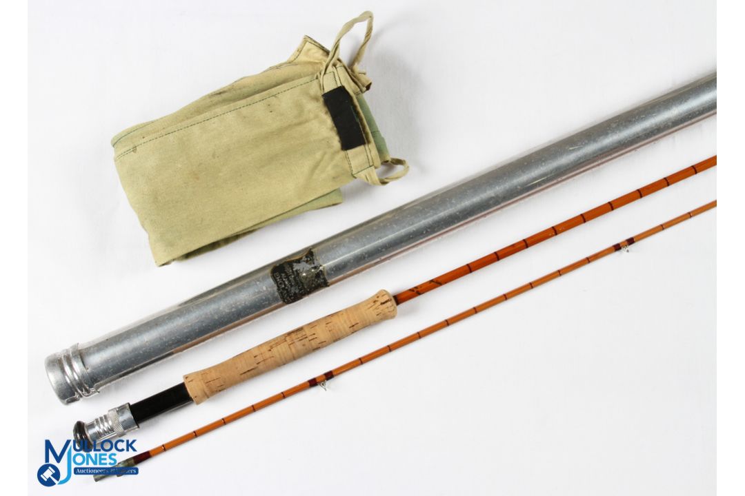 Hardy Alnwick "The Perfection" No H19392 palakona split cane trout rod 8' 2pc, alloy uplocking - Image 1 of 4