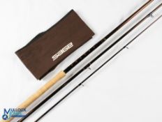 An interesting Sage Graphite III salmon fly rod, built on a blank with custom whippings