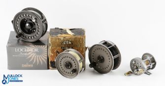 4x Various Fishing Reels - features JW Young & Sons 4