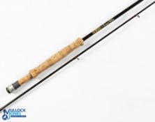 Hardy Richard Walker Farnborough 9ft 2 piece carbon trout fly rod lined guides, whipped black tip,