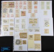 Fishing Tackle: Gut, Leaders, Casts, Hook Packets Envelopes - Collection to include manufacturers of