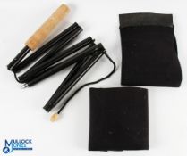 Collapsible Wading Staff with cork handle and a pair of Neoprene grave guards with Velcro fastening