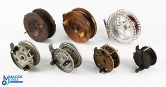 A graveyard of reels to include: interesting trotting reel, a star back and a Strike Right (7)
