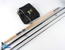Daiwa Whisker Fly 17' 3 piece with detachable butt rod, made in Scotland with Thistle logo, line