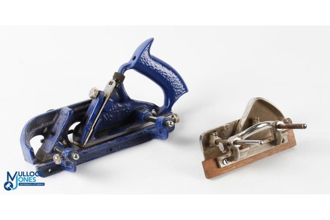 RECORD No 043 Plough Plane- missing blades, and a Record No 778 rebate plane with one blade and
