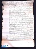 Scotland - The Lands & Mains of Edmonston 1615. Contract between John Edmonston & Thomas Hope. A