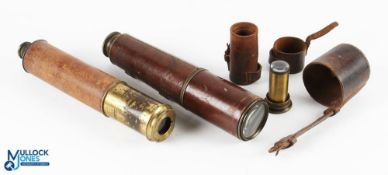 WW1 British Military R & J Beck Telescope, marked TFL, Sig Mk IV also G S R & J Beck London 1917