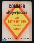 Commer Lorries c1938 Large Poster Size Brochure with 8 photographs of their range of 5 Models of