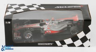 Jenson Button 2010 Vodafone McLaren Mercedes MP4-25 Minichamps 1:18 Diecast Model 530 101801 - boxed