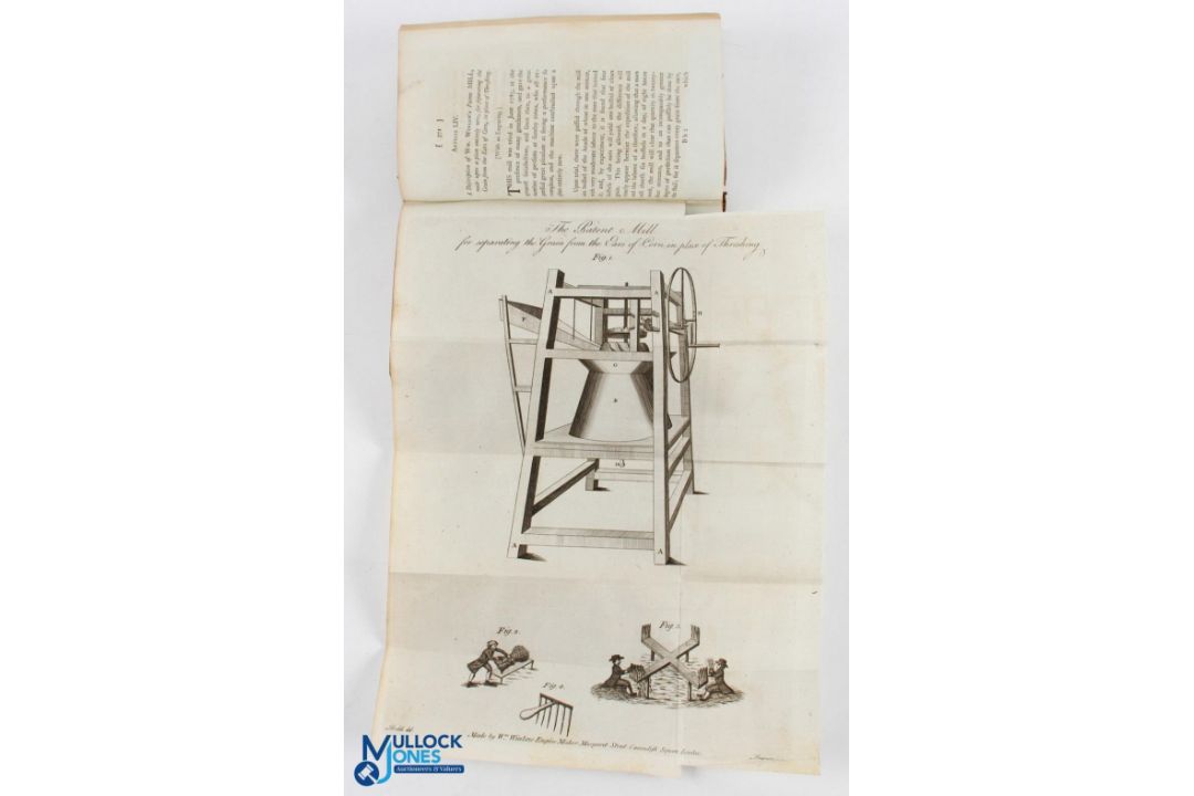The Bath and West of England Society, 1788 - 447 page book with 3 fold out plates, Subtitled " - Image 3 of 3