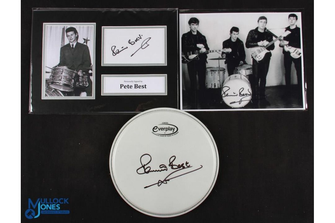 Music Entertainment - The Beatles - Pete Best Autograph on magazine cutting, in black ink, - Image 2 of 2
