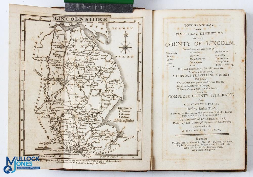 Topographical and Statistical Description of The County of Lincoln by George Alexander Cooke c1805 - - Image 2 of 2